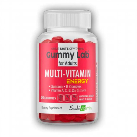 Gummy Lab Multivitamin Energy Gummies Adults Karışık Meyve