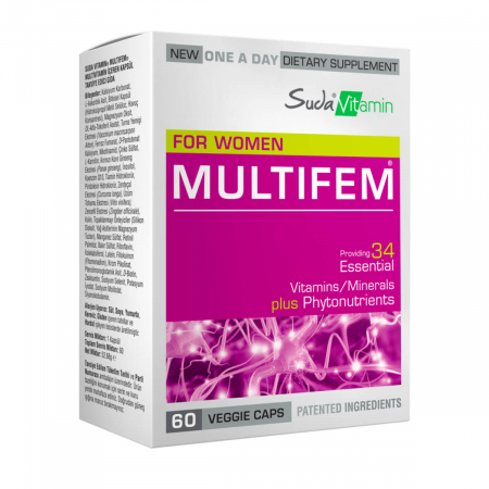 Suda Vitamin Multifem Women Multivitamin Bitkisel