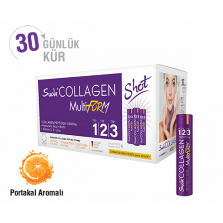 Suda Collagen Multiform Portakal Aromalı 40 ml 30 Shot